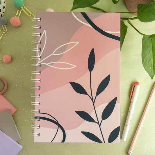 Pink Sky Spiral Notebook