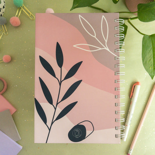 Pink Sky Spiral Notebook