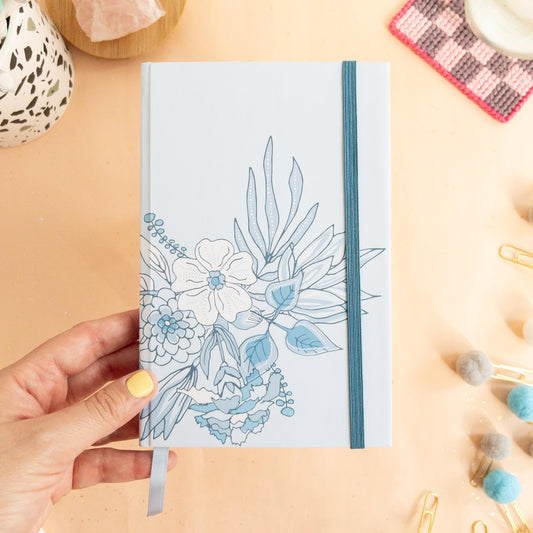 Blue Bouquet Notebook