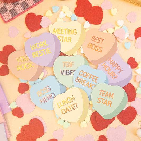Conversation Hearts Cards (or tags!) - Workplace /Colleagues Edition