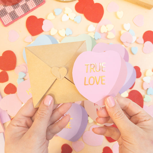 Conversation Hearts Cards (or tags!) - Valentine's Day Edition
