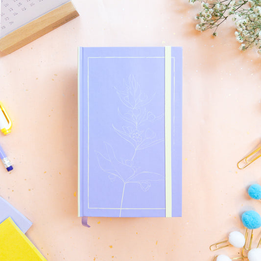 Lilac Vibes B6 Case-Bound Notebook