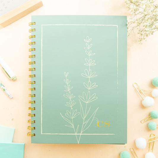 Calm Spring B5 Wire Notebook