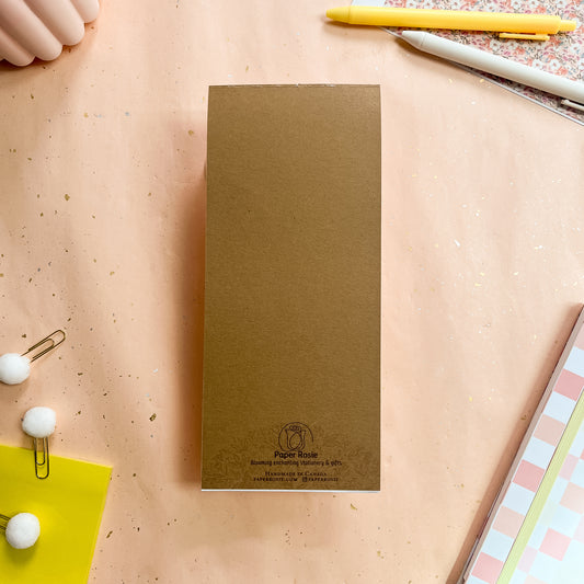 Sun-Kissed Checks To-do List Notepad