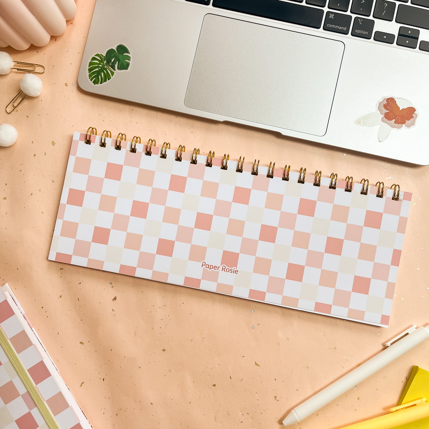 Sun-Kissed Checks Weekly Keyboard Planner