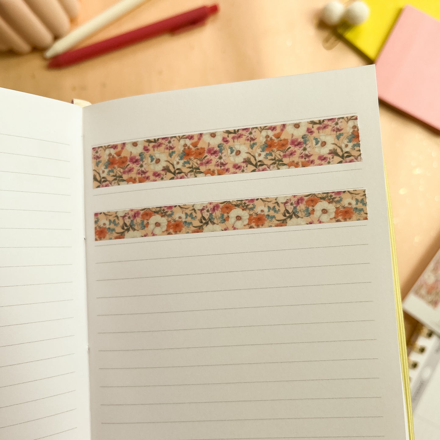 Summer Petals Washi Sticker Sheet