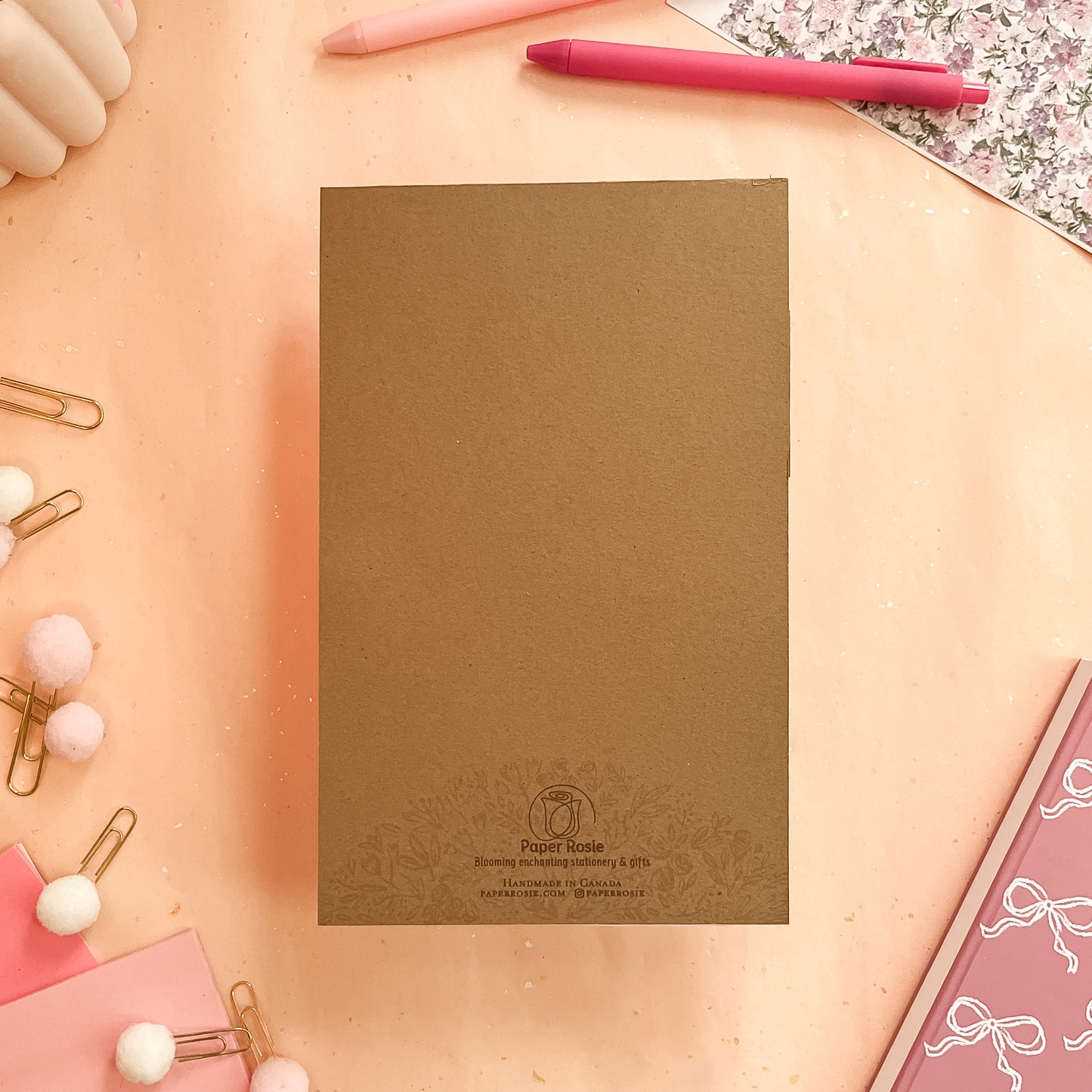 Coquette Bloom Weekly Planner Notepad - Half-letter
