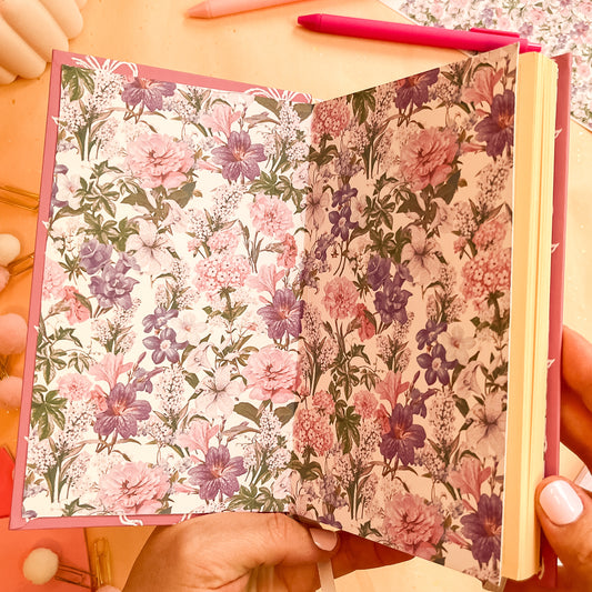 Coquette Bloom B6 Case-Bound Notebook