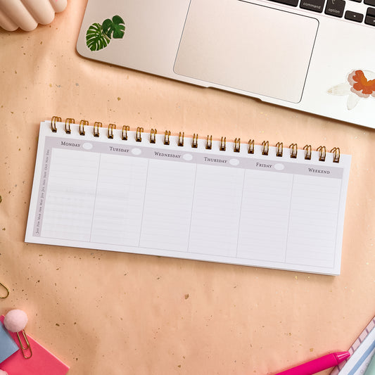 Coastal Canopy Weekly Keyboard Planner