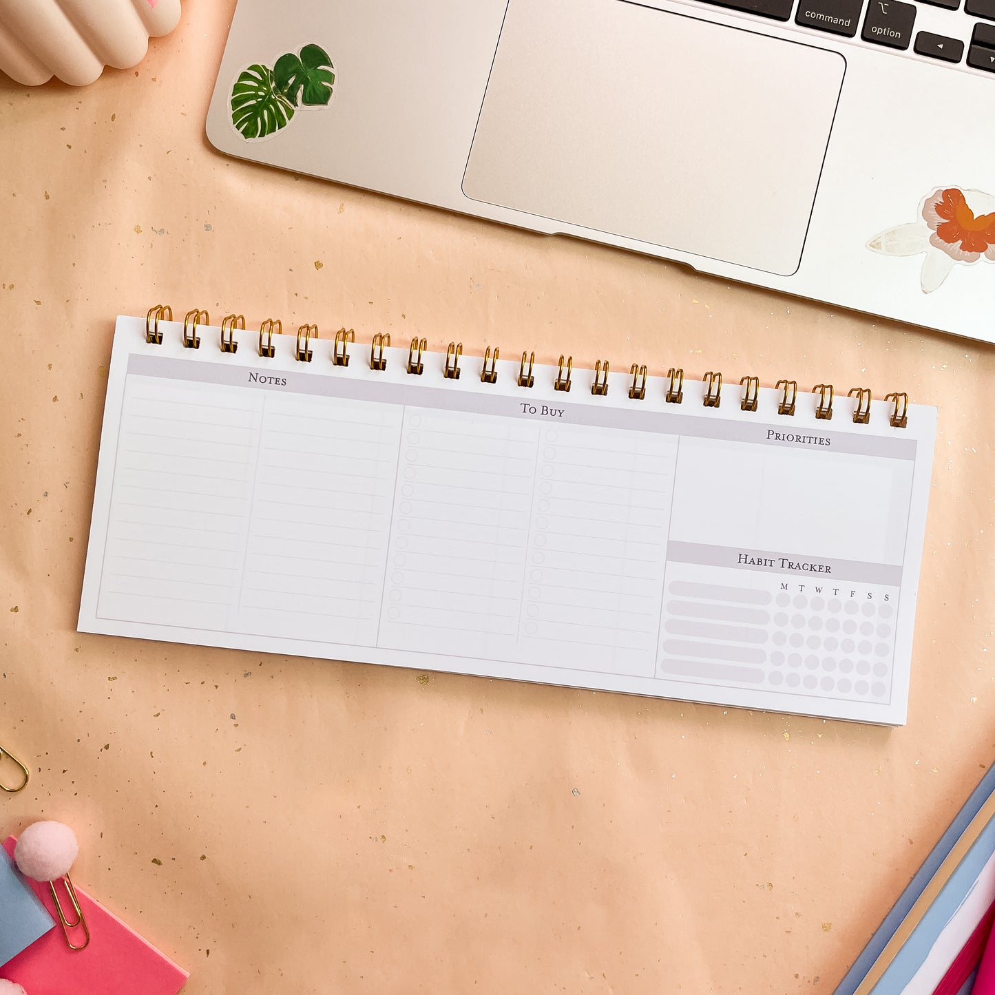 Coastal Canopy Weekly Keyboard Planner