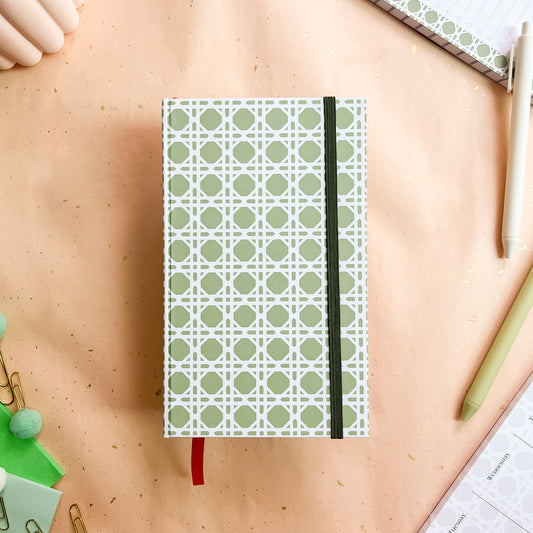 Sage Trellis B6 Case-Bound Notebook