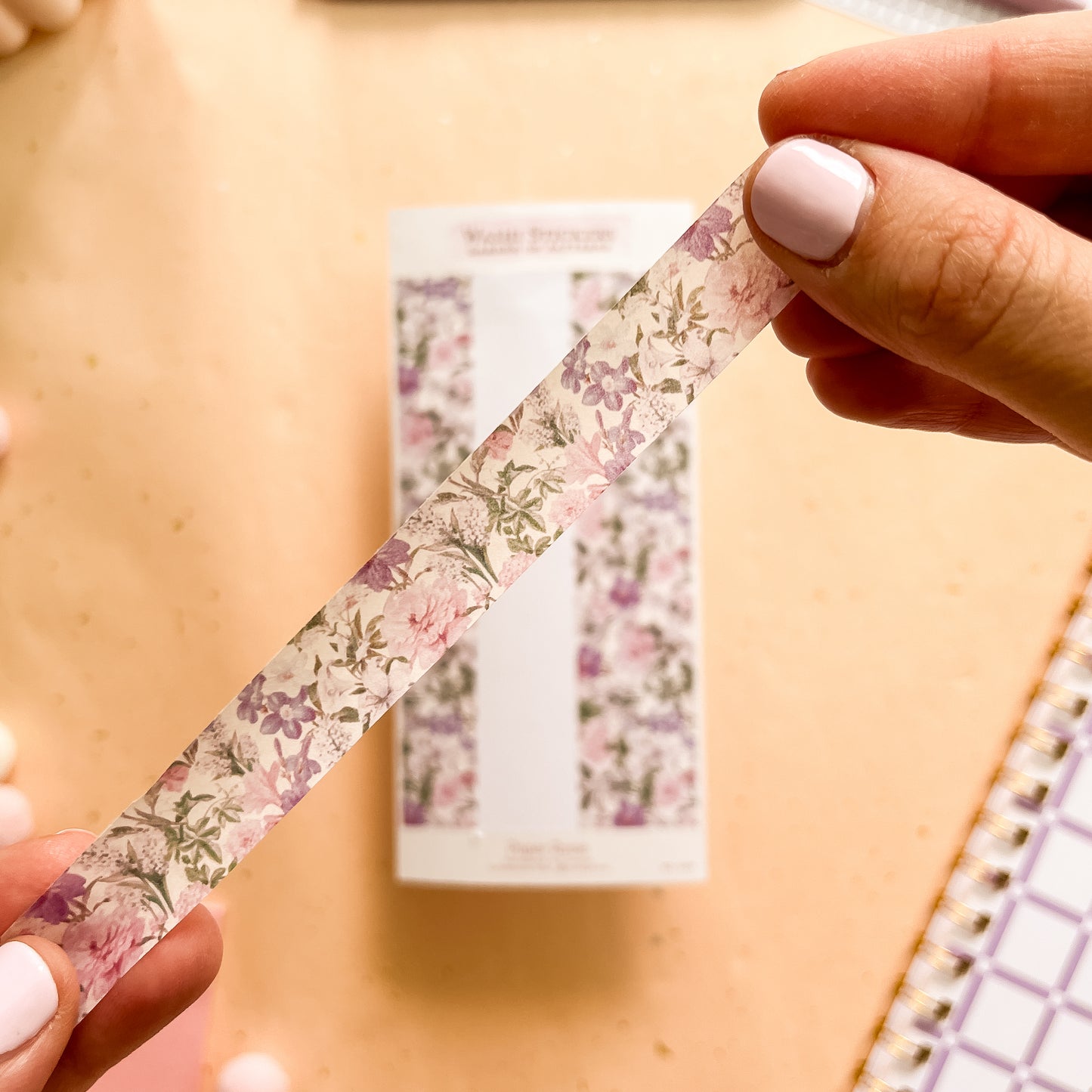 Lilac Meadow Washi Sticker Sheet