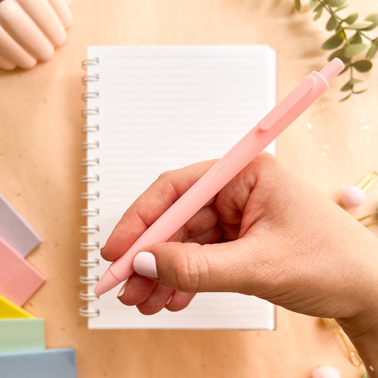 Macaron Pastel Rollerball Gel Pen - Black Ink