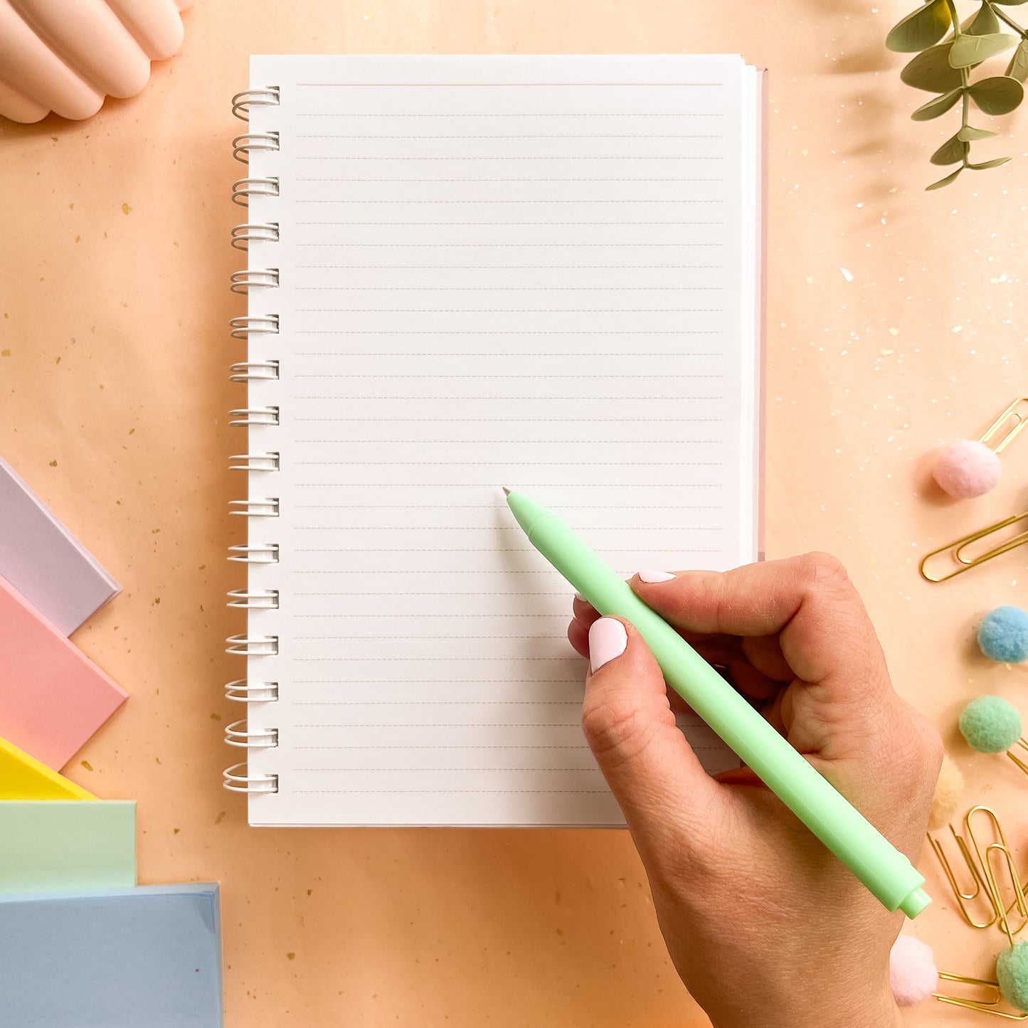 Macaron Pastel Rollerball Gel Pen - Black Ink