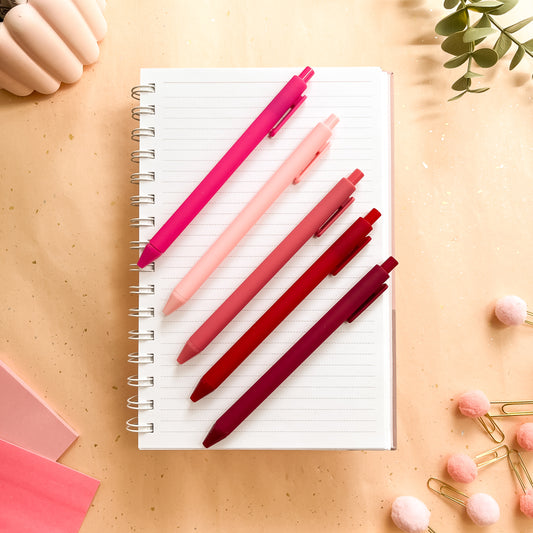 Berry Smooth Rollerball Gel Pen - Black Ink