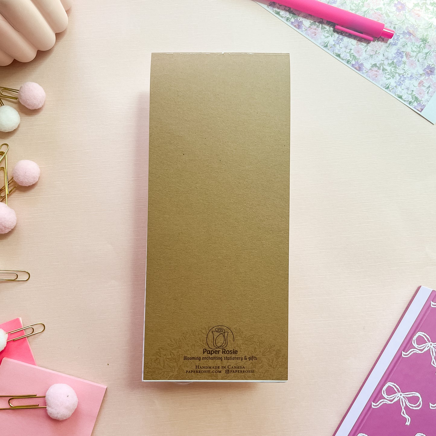 Coquette Bloom To-do List Notepad