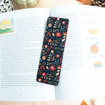 Bookmark Elegant Floral Fall