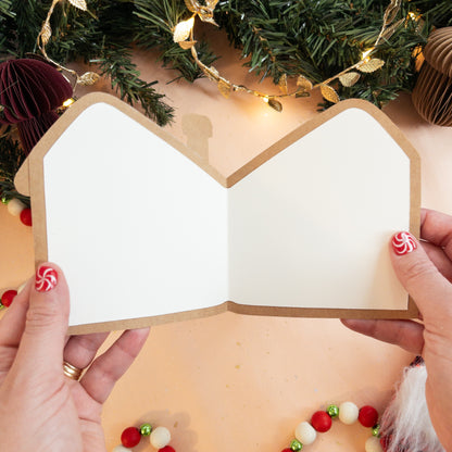 Gingerbread House Holiday Card - Cottage