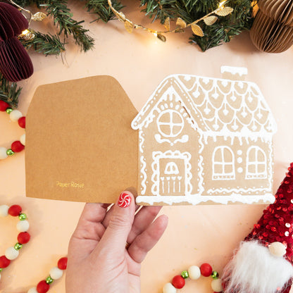 Gingerbread House Holiday Card - Bungalow