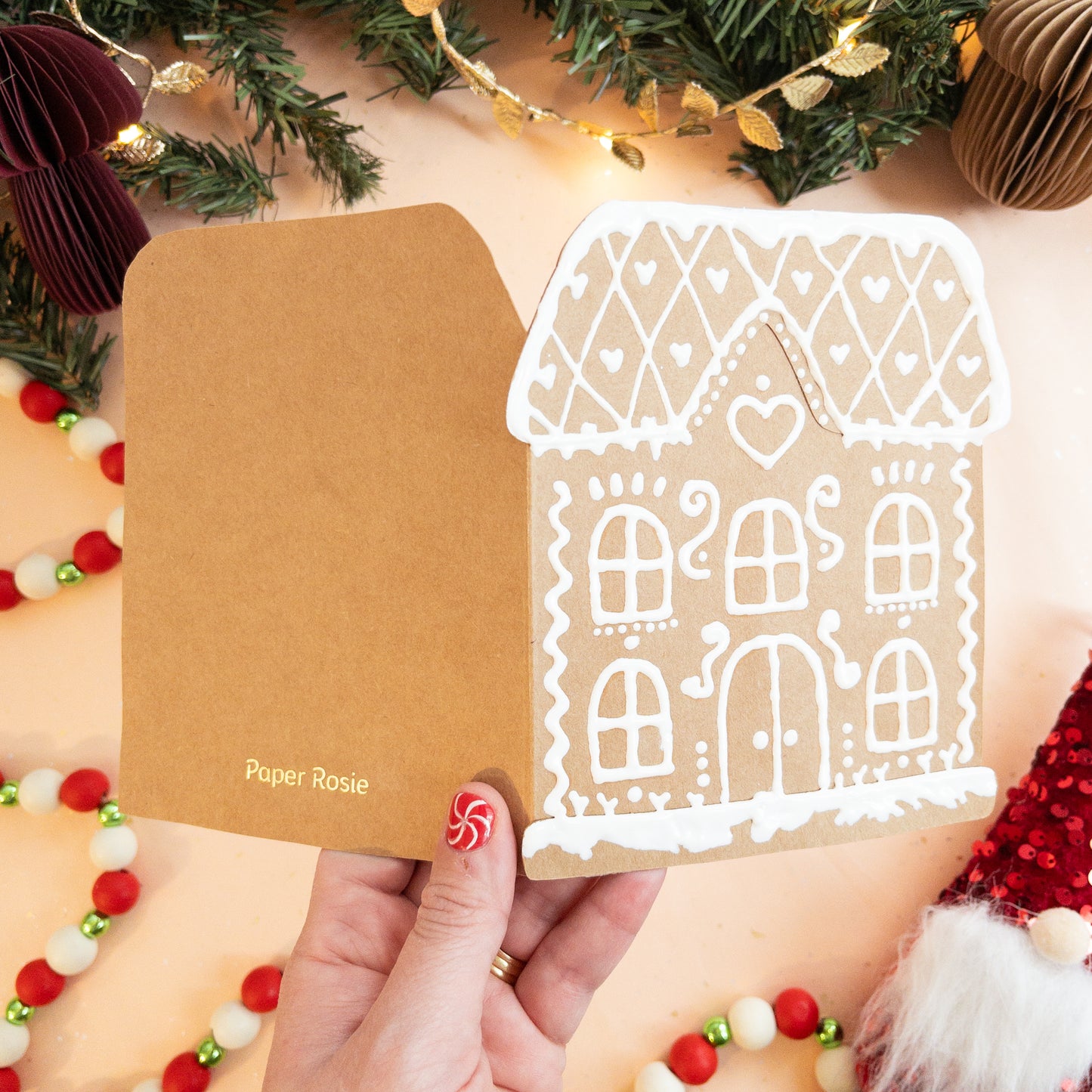 Gingerbread House Holiday Card - Victorian House