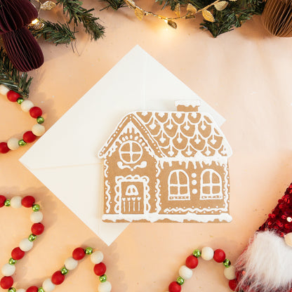 Gingerbread House Holiday Card - Bungalow