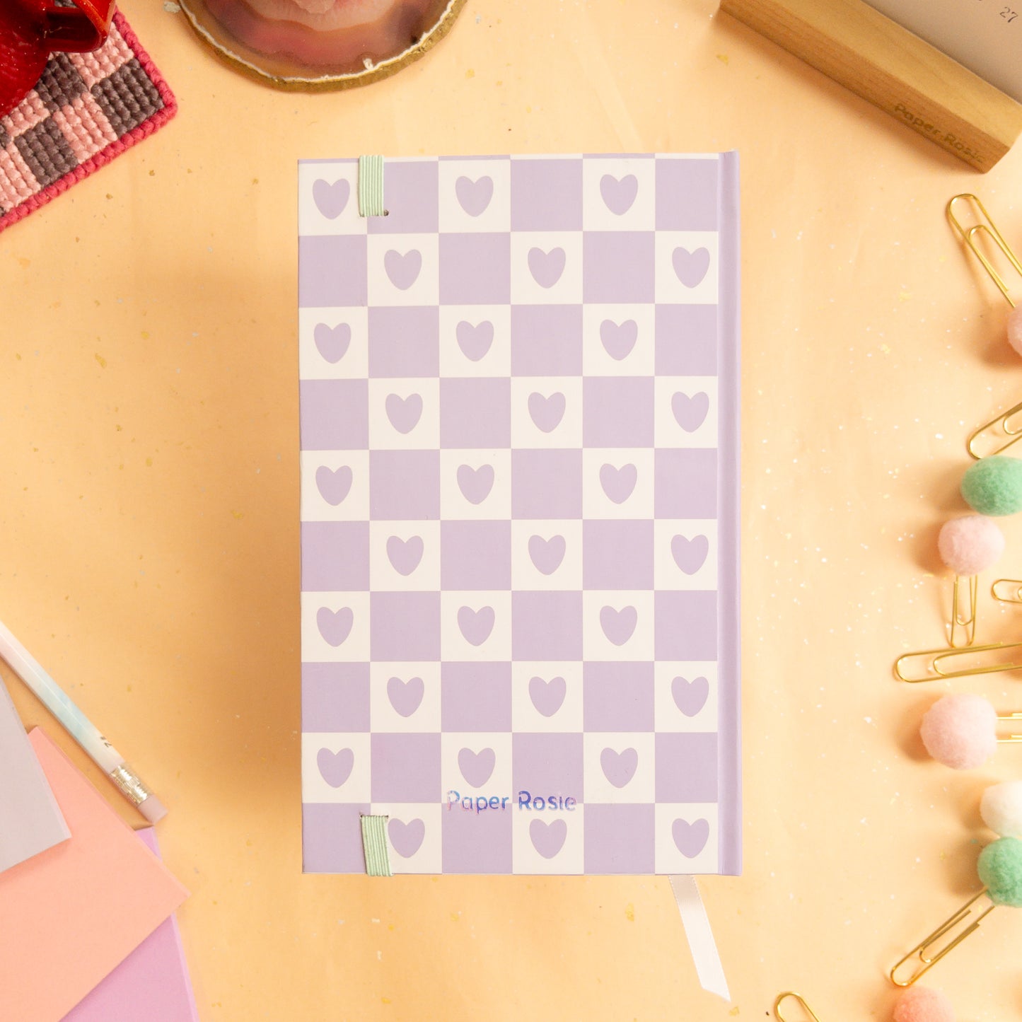 Love in Checkered Notebook