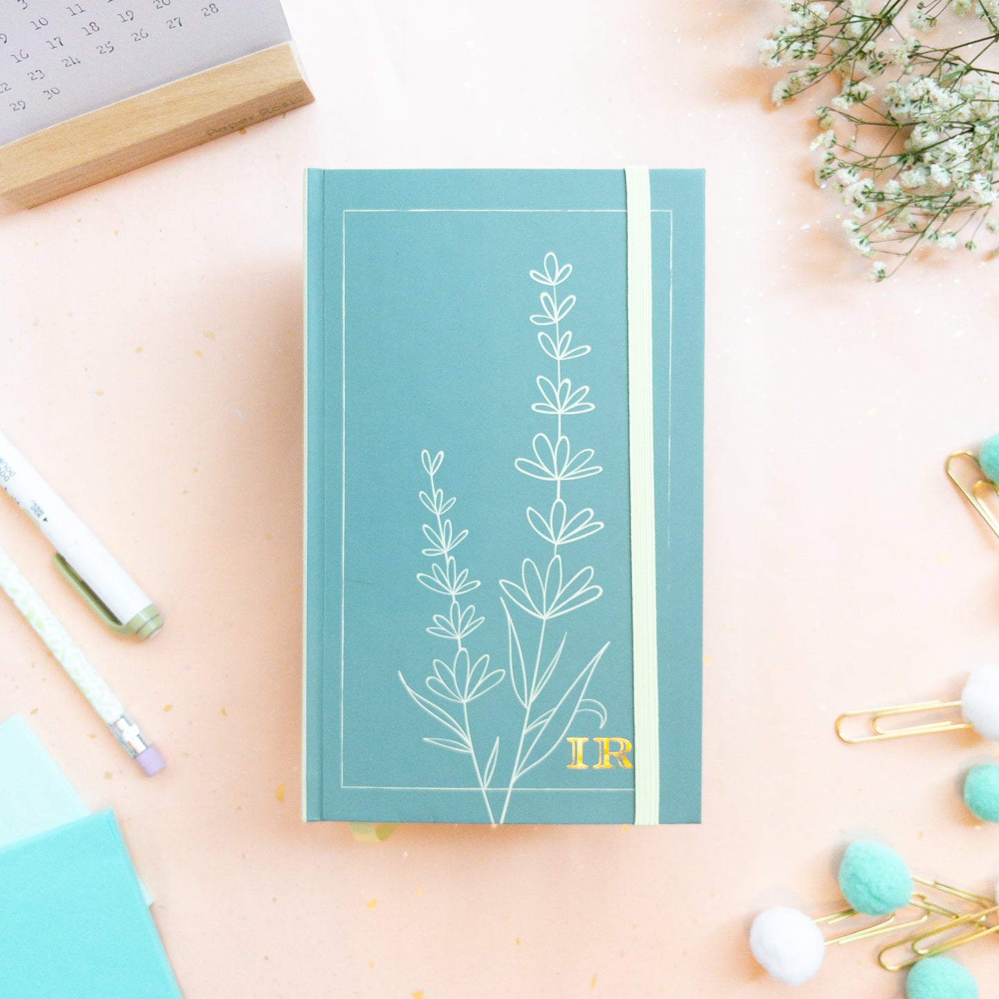 Calm Spring B6 Case-Bound Notebook