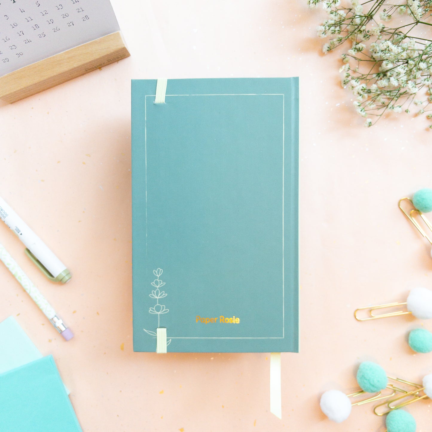 Calm Spring B6 Case-Bound Notebook