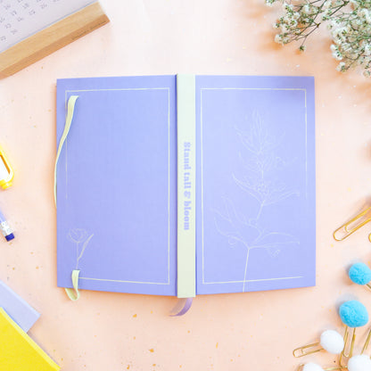 Lilac Vibes B6 Case-Bound Notebook