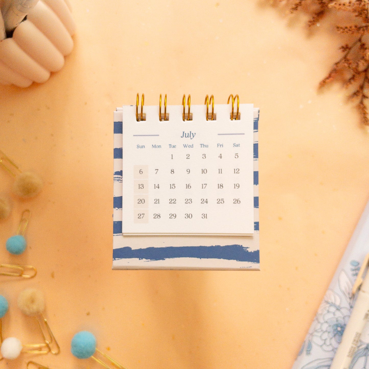 Royal Natural 2025 Petite Desk Calendar