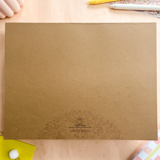 Sun-Kissed Checks Weekly Planner Notepad - letter size