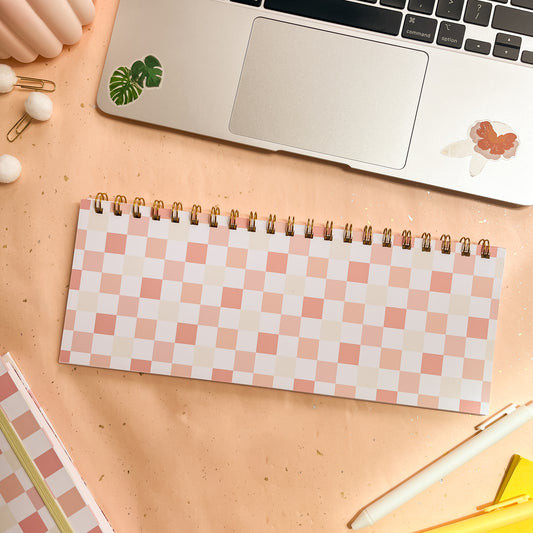 Sun-Kissed Checks Weekly Keyboard Planner