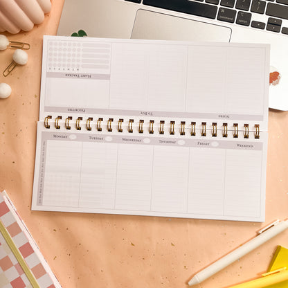 Sun-Kissed Checks Weekly Keyboard Planner