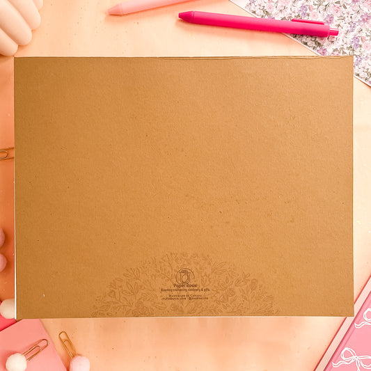 Coquette Bloom Weekly Planner Notepad - letter size