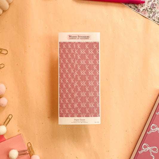 Coquette Bloom Washi Sticker Sheet
