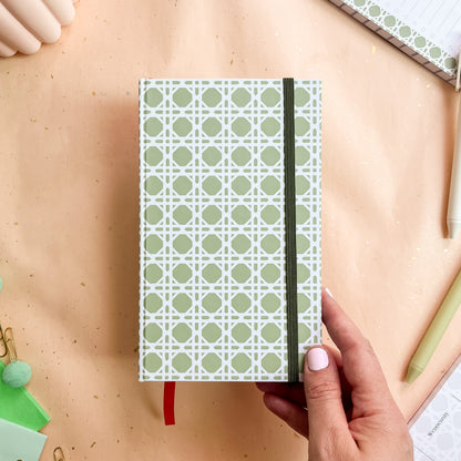 Sage Trellis B6 Case-Bound Notebook
