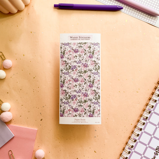 Lilac Meadow Washi Sticker Sheet