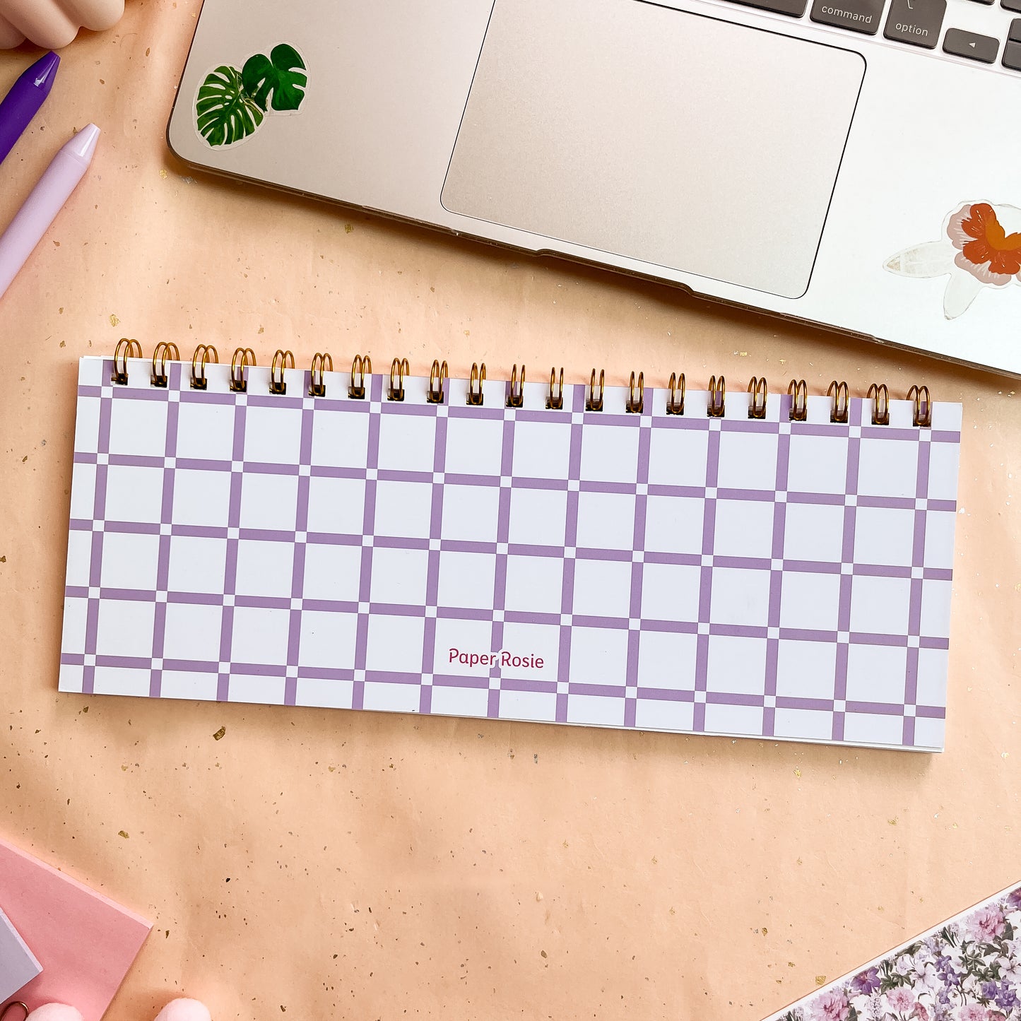 Orchid Grid Weekly Keyboard Planner