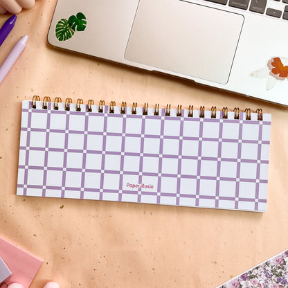 Orchid Grid Weekly Keyboard Planner
