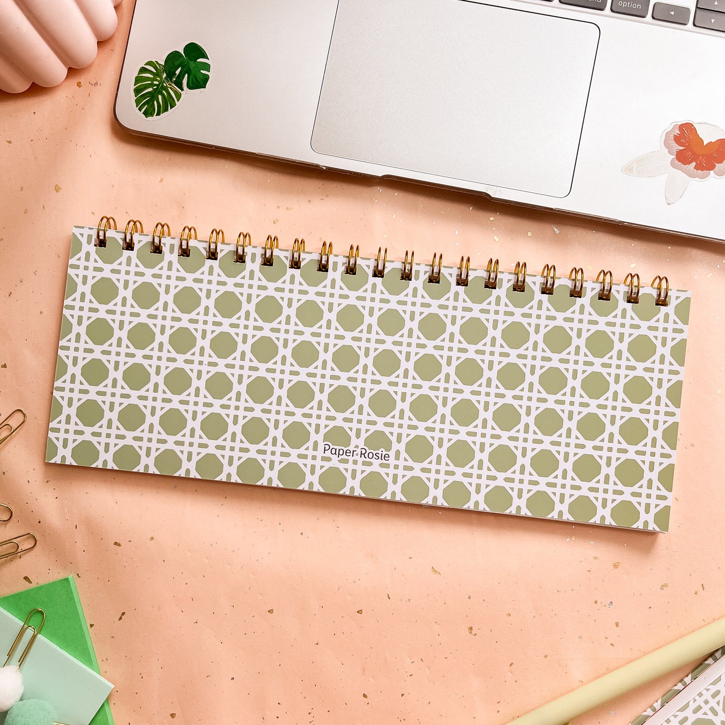 Sage Trellis Weekly Keyboard Planner