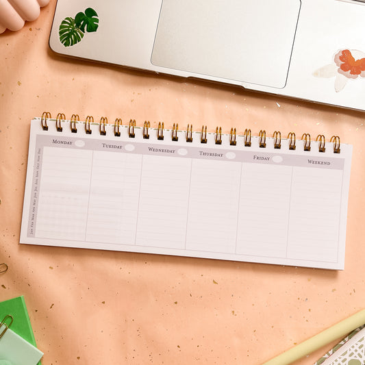 Sage Trellis Weekly Keyboard Planner