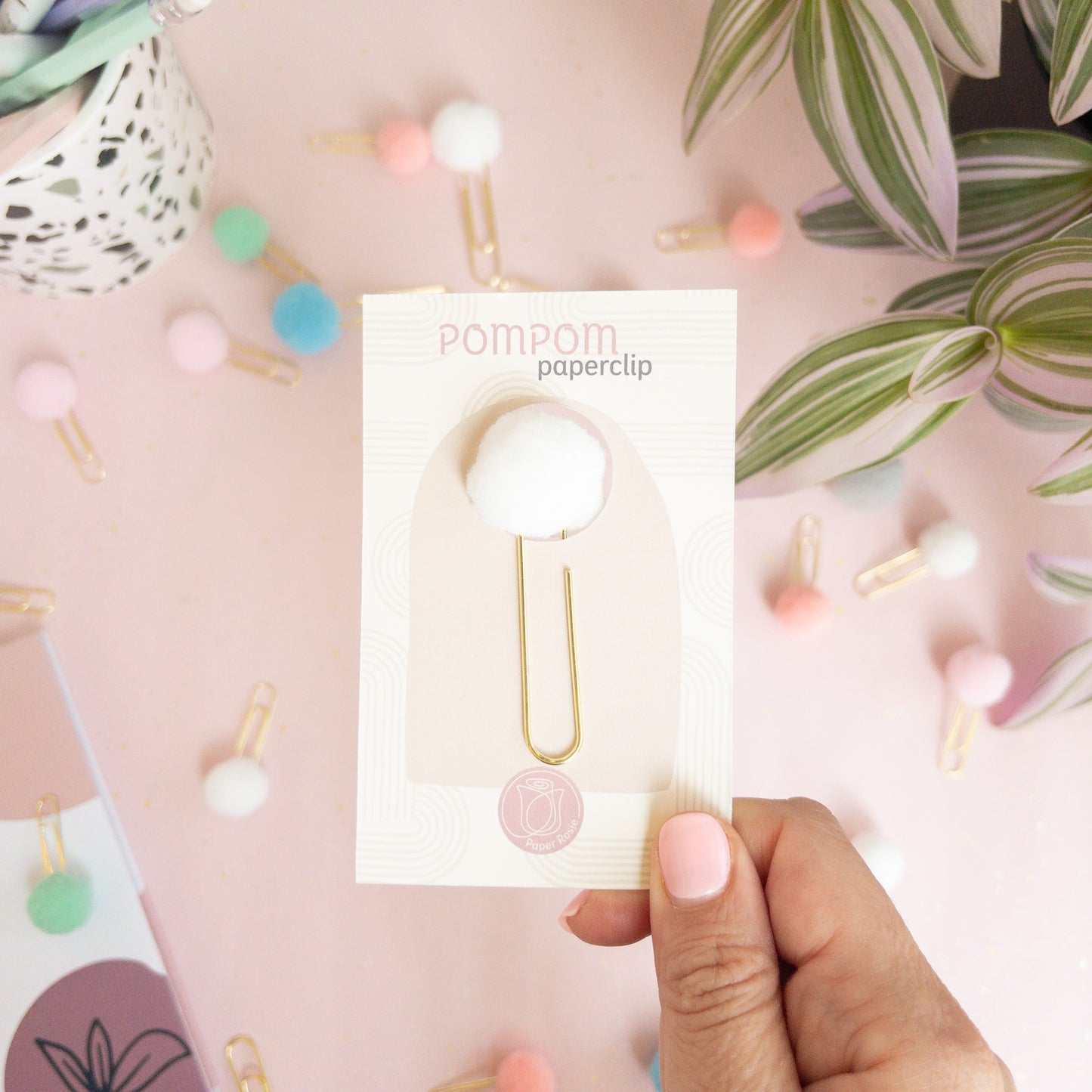 Pompom Paperclip - Jumbo